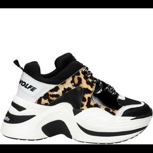 Naked Wolfe Track Leopard Sneakers